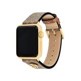 Pulseira Para Apple Watch Coach Elevate Look Tan 38/40/41 Mm