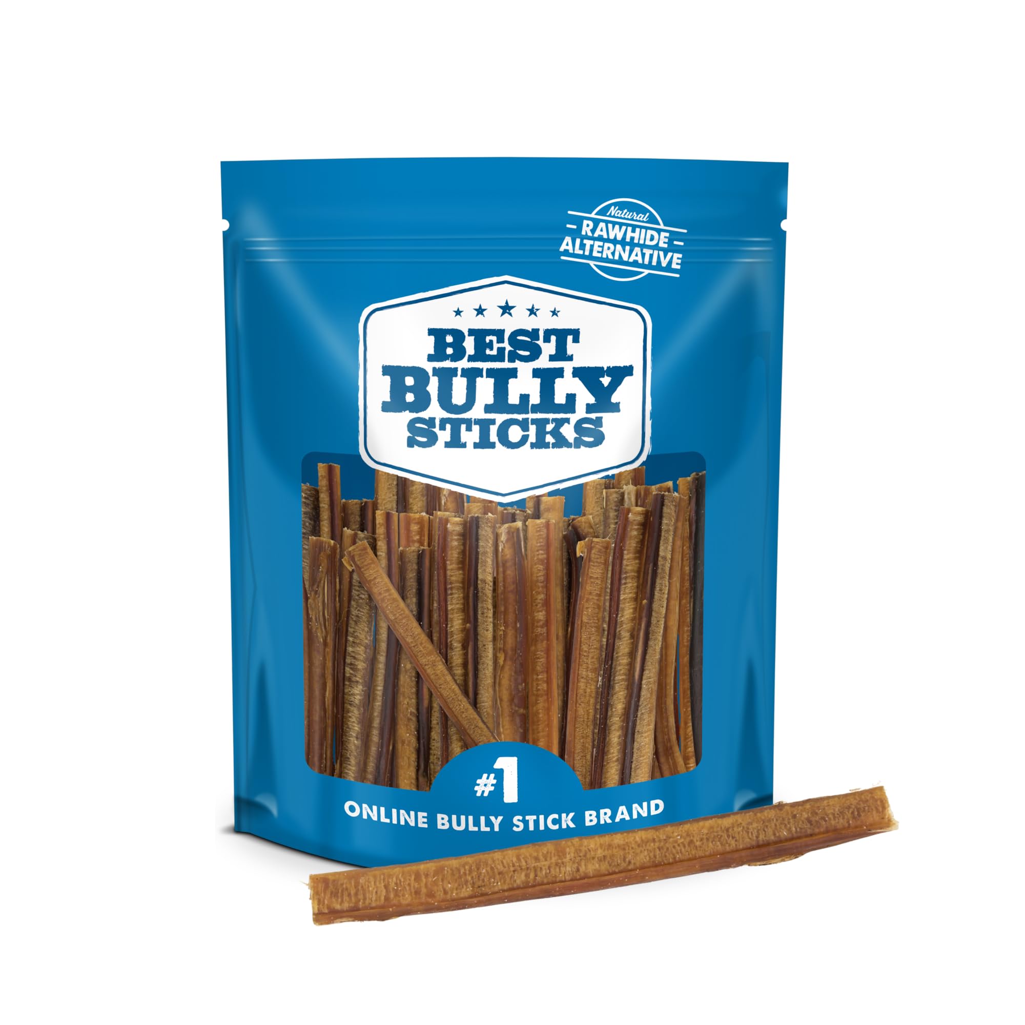 Bully Sticks Best Bully Sticks 15 Cm Para Cães, 100% Carne Bovina, Pacote Com 50