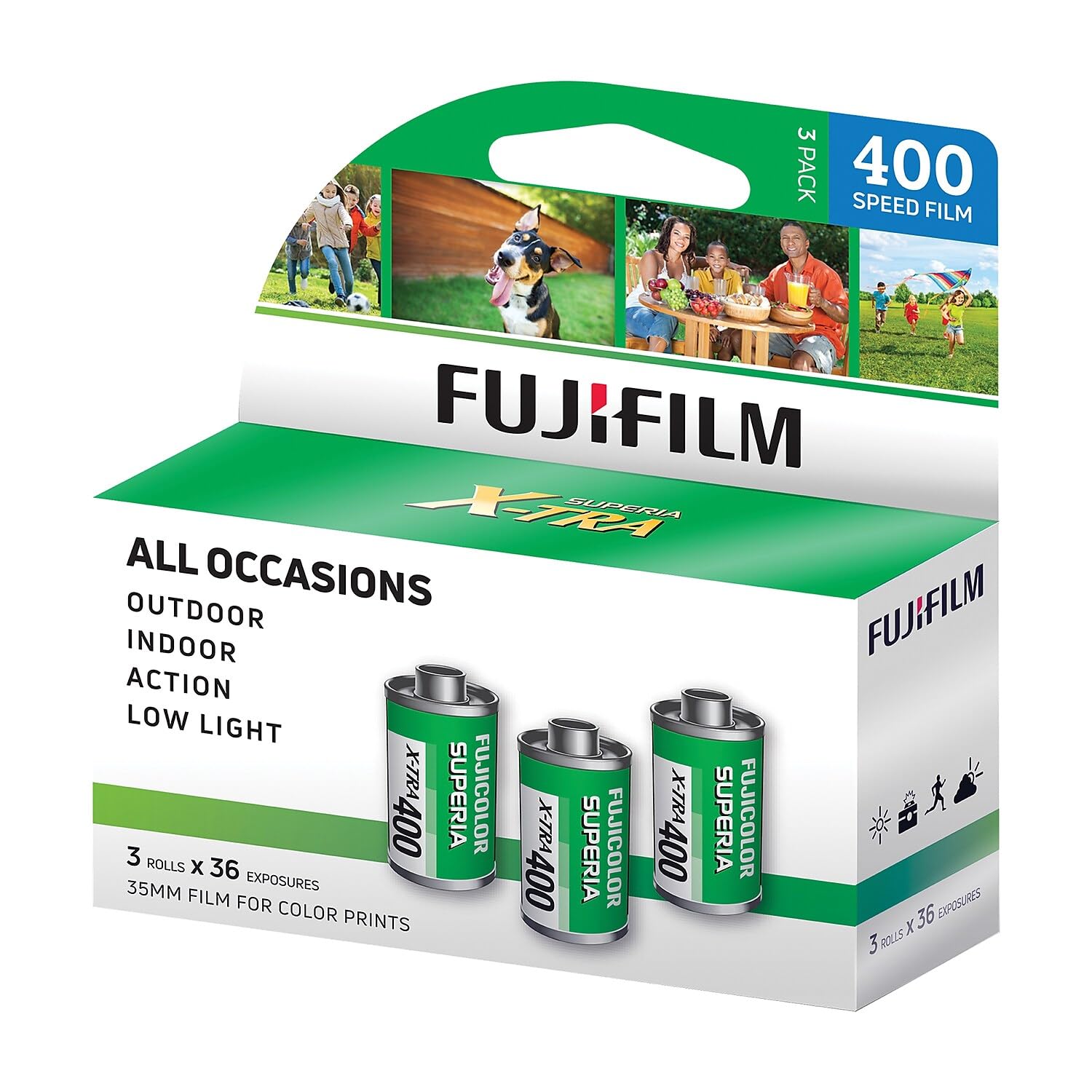 Fujifilm 600018965 Fujicolor Superia X-tra 400 Color Negative Film