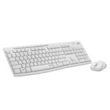 Combinação De Mouse E Teclado Sem Fio Logitech Mk295 Off White