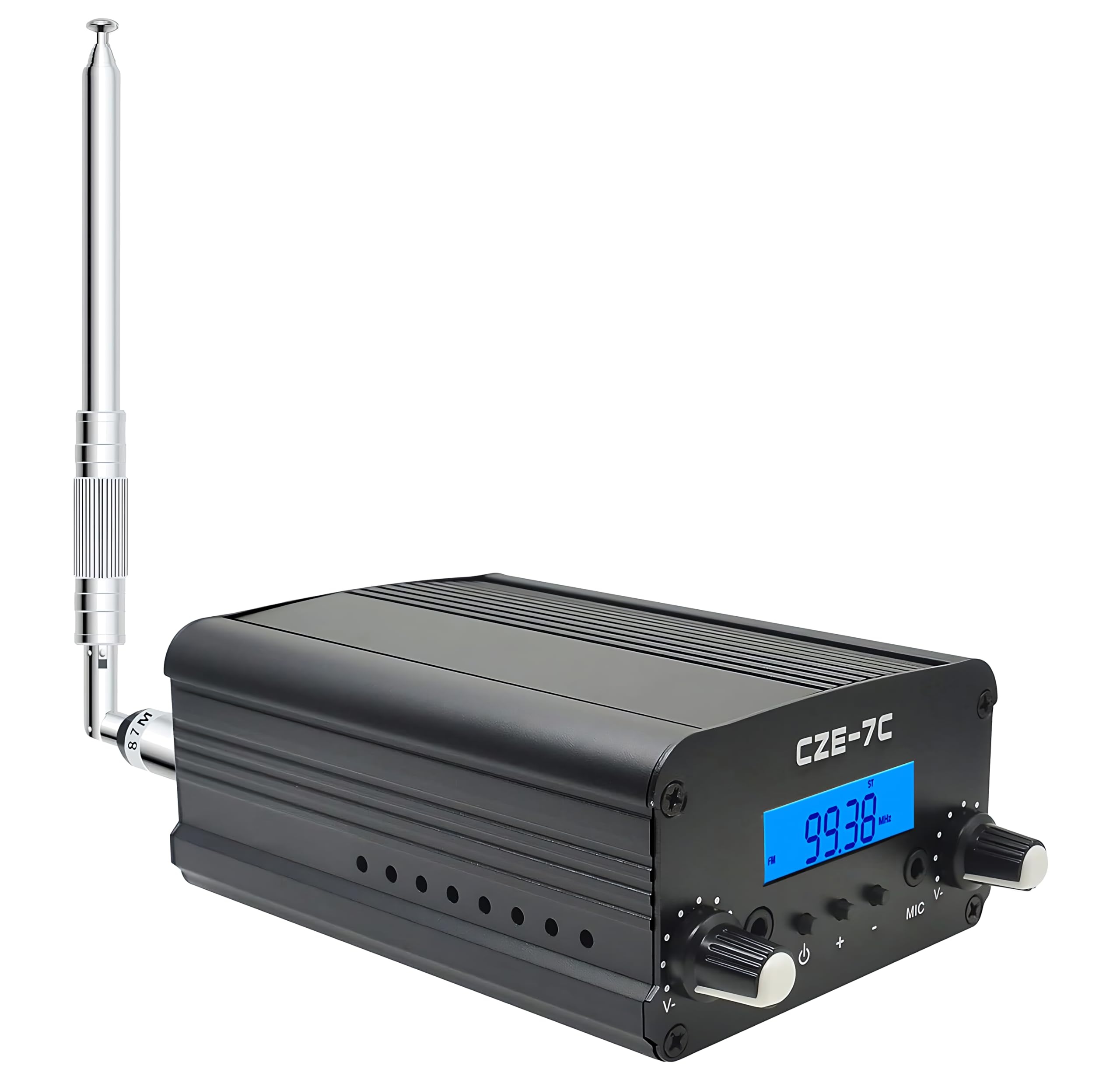 Transmissor Fm Zwang 7w Com Alcance De 1000 M Para Igreja Drive-in