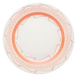 Prato Raso Donna Tangerina Oxford Cerâmica 24cm