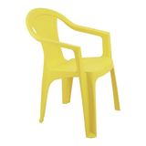 Cadeira Tramontina Ilhabela Polipropileno Matte Amarelo Tramontina