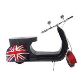 Moto Londres Modelo Vespa Metal Fundido Vintage Retro