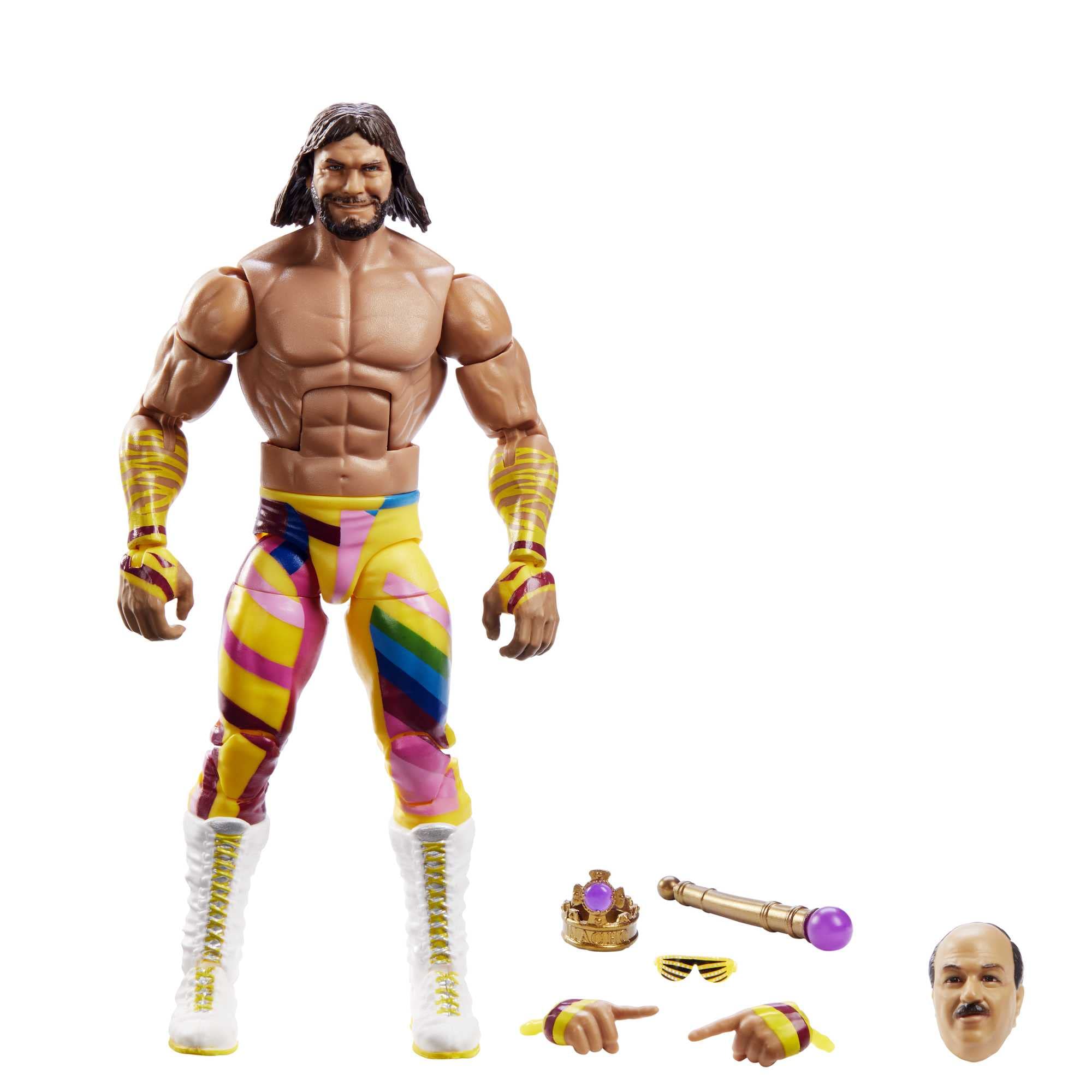 Boneco De Ação Mattel Wwe Macho King Randy Savage De 6 Polegadas