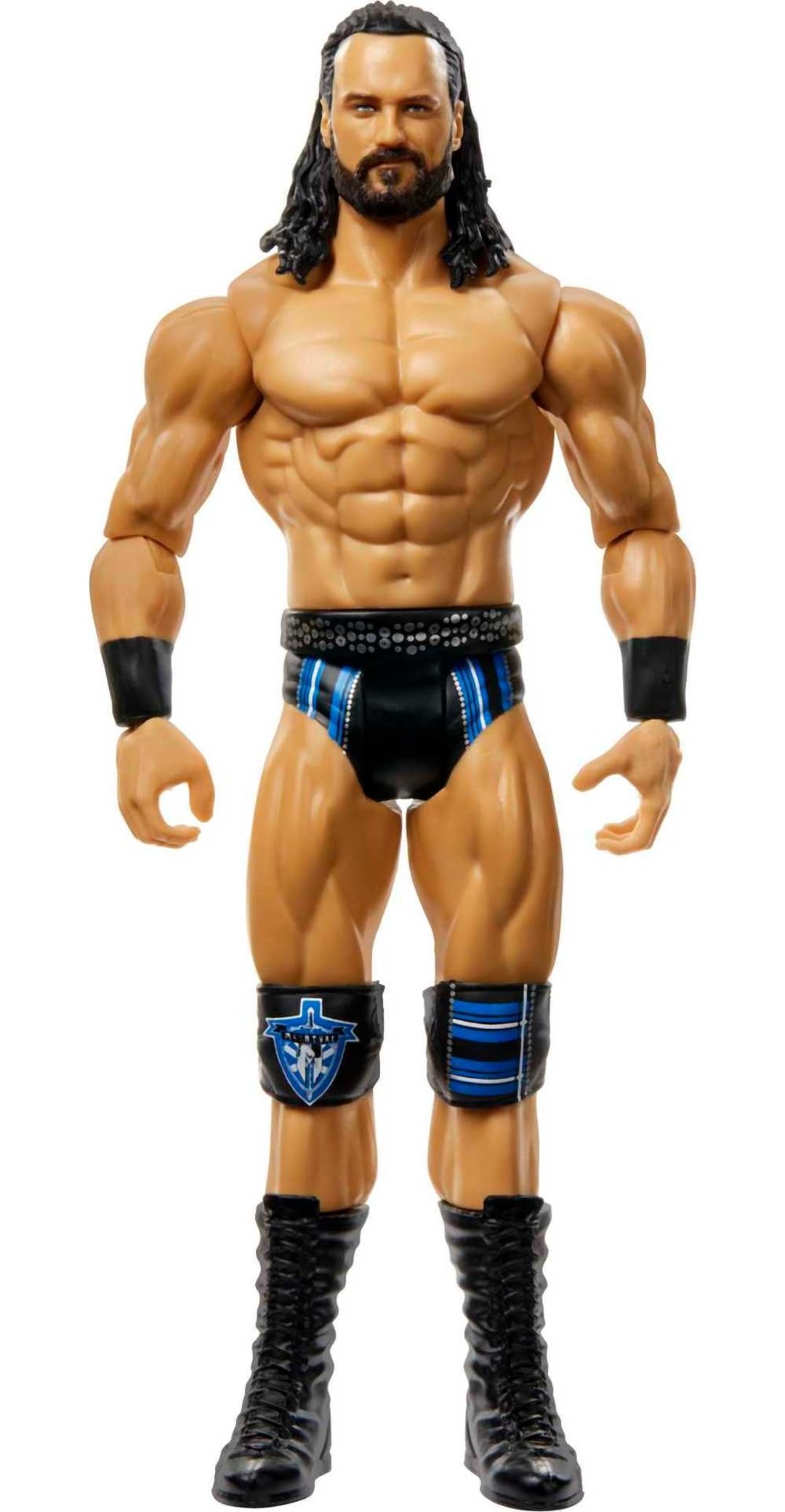 Boneco De Ação Mattel Wwe Drew Mcintyre Basic De 15 Cm Com 10 Pontos De Articulação