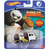 Carro De Brinquedo Hot Wheels Character Cars Kung Fu Panda Po Ping