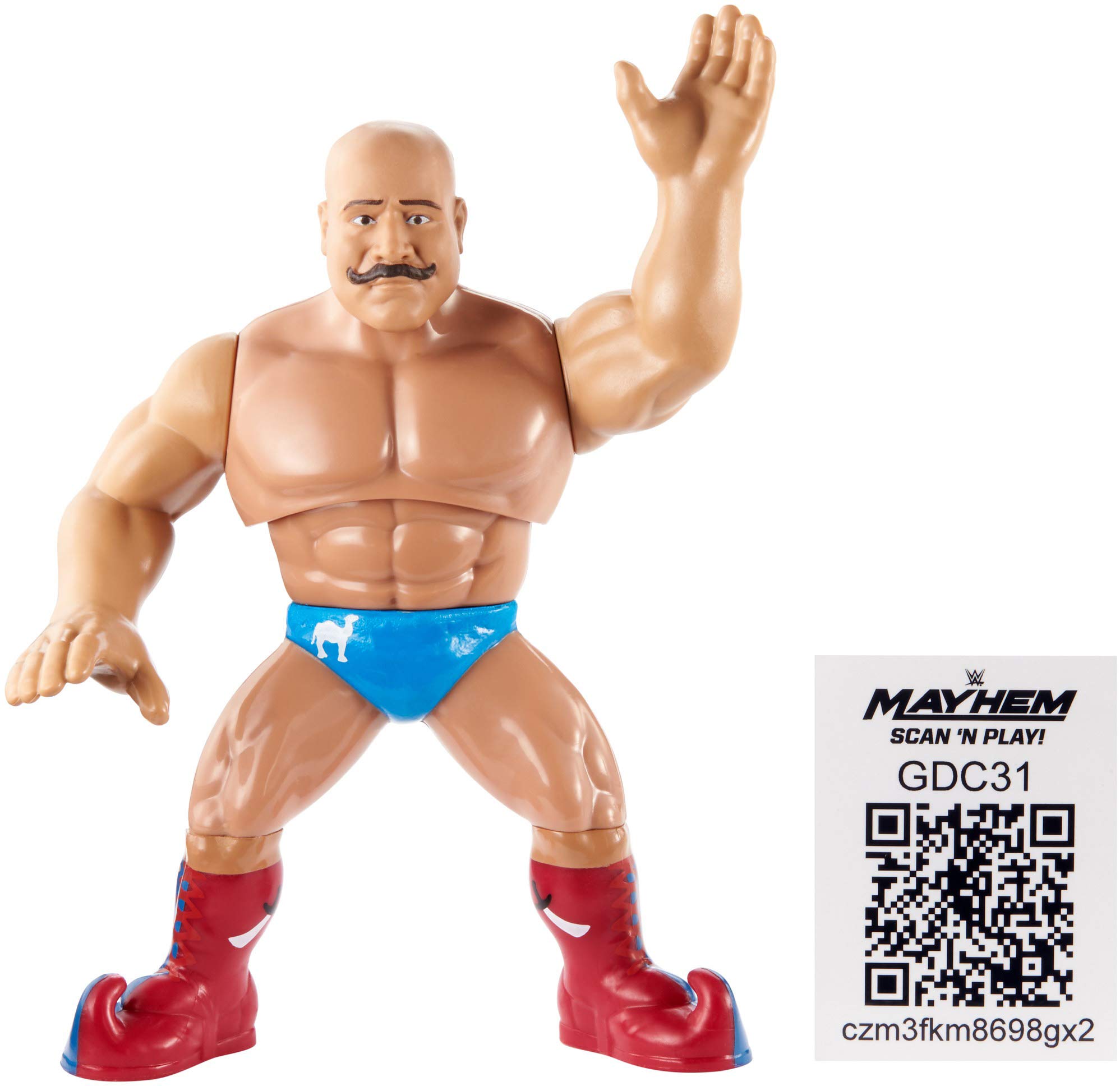 Boneco De Ação Wwe Iron Sheik Retro App 11,5 Cm Mattel
