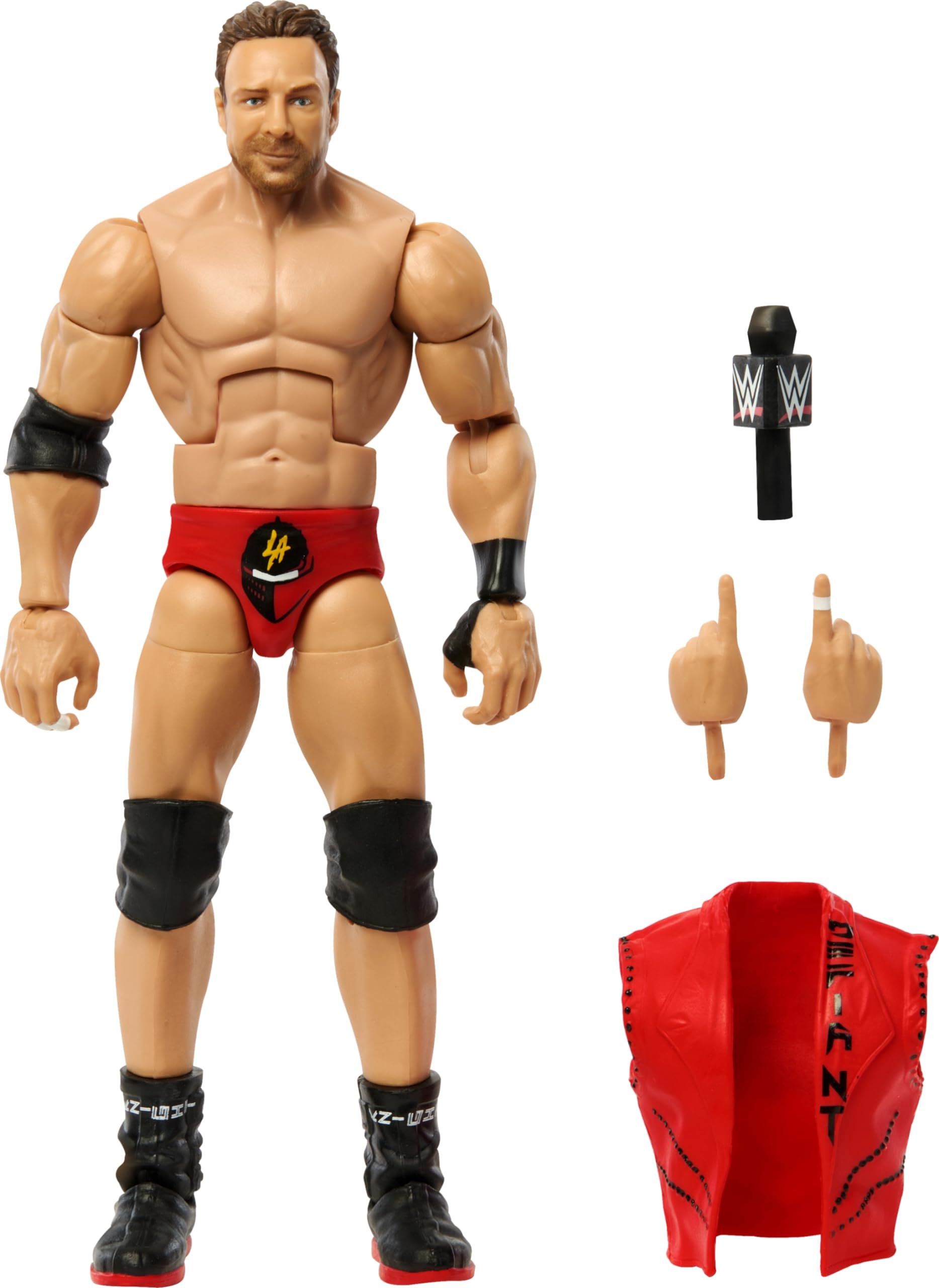 Boneco De Ação Mattel Wwe Elite Collection La Knight De 6 Polegadas