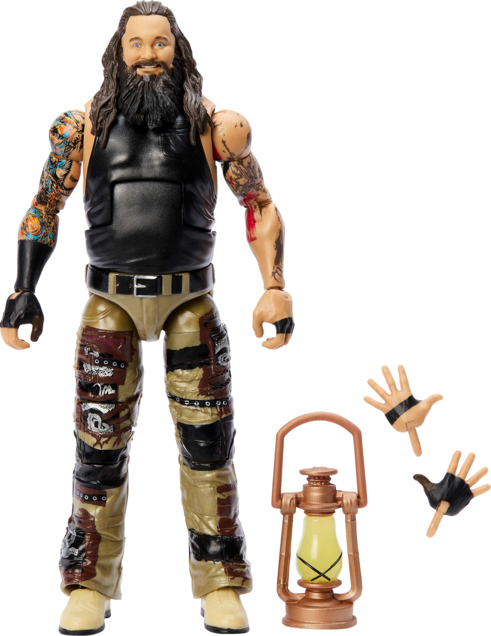 Boneco De Ação Mattel Wwe Elite Bray Wyatt De 6 Polegadas Com Acessórios