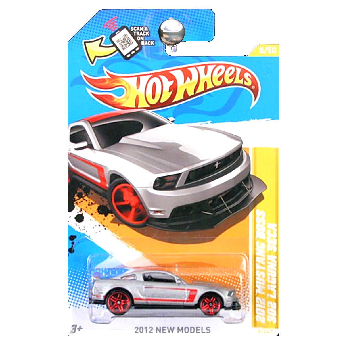 Carro De Brinquedo Hot Wheels 2012 Ford Mustang Boss 302 Laguna Seca 1:64