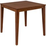Mesa Madeira 70cm Tramontina London Quadrada Tauarí Amêndoa 4 Lugares Tramontina
