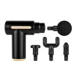 Massageador Corporal Elétrico Pistola Usb Portátil 4 Em 1
