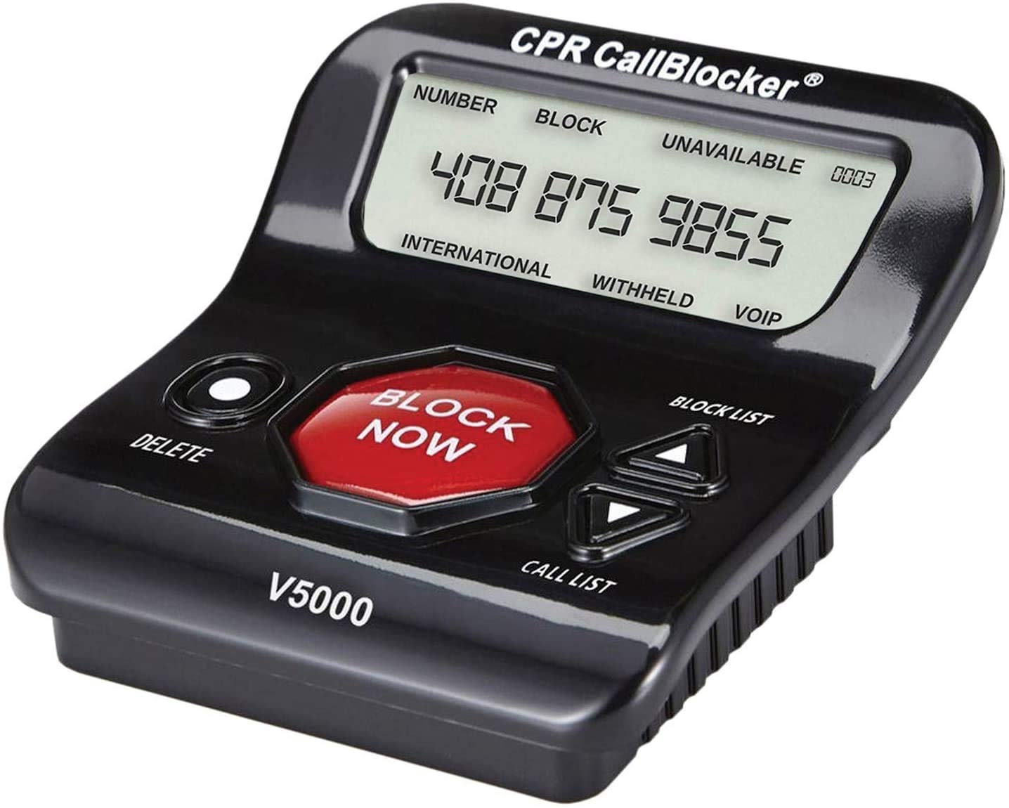 Bloqueador De Chamadas Cpr V5000 Para Telefones Fixos, Domésticos E Sem Fio