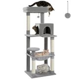 Cat Tree Muttros Para Gatos Grandes Com Rede De Pelúcia De Metal