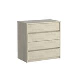 Comoda Luxor 4 Gavetas Marfim Areia