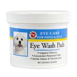 Almofadas De Lavagem De Olhos Miracle Care 90 Unidades Para Cães E Gatos