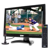 Monitor Lcd De Tv Portátil Tyler 14" 1080p Com Bateria E Suporte