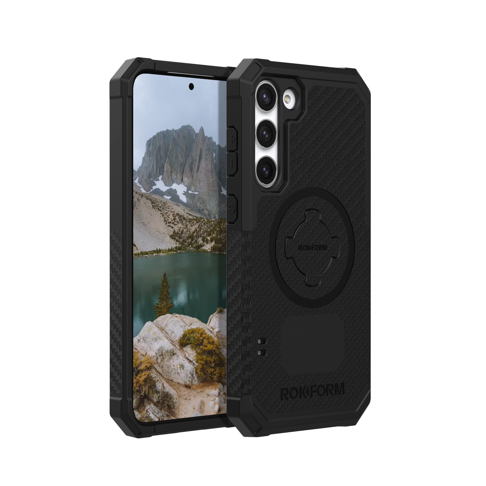 Capa Rokform Galaxy S23 Plus Rugged Magnetic Twist Lock Preta