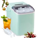 Máquina De Fazer Gelo Healsmart Countertop Fast 26,5 Lbs/24h Verde