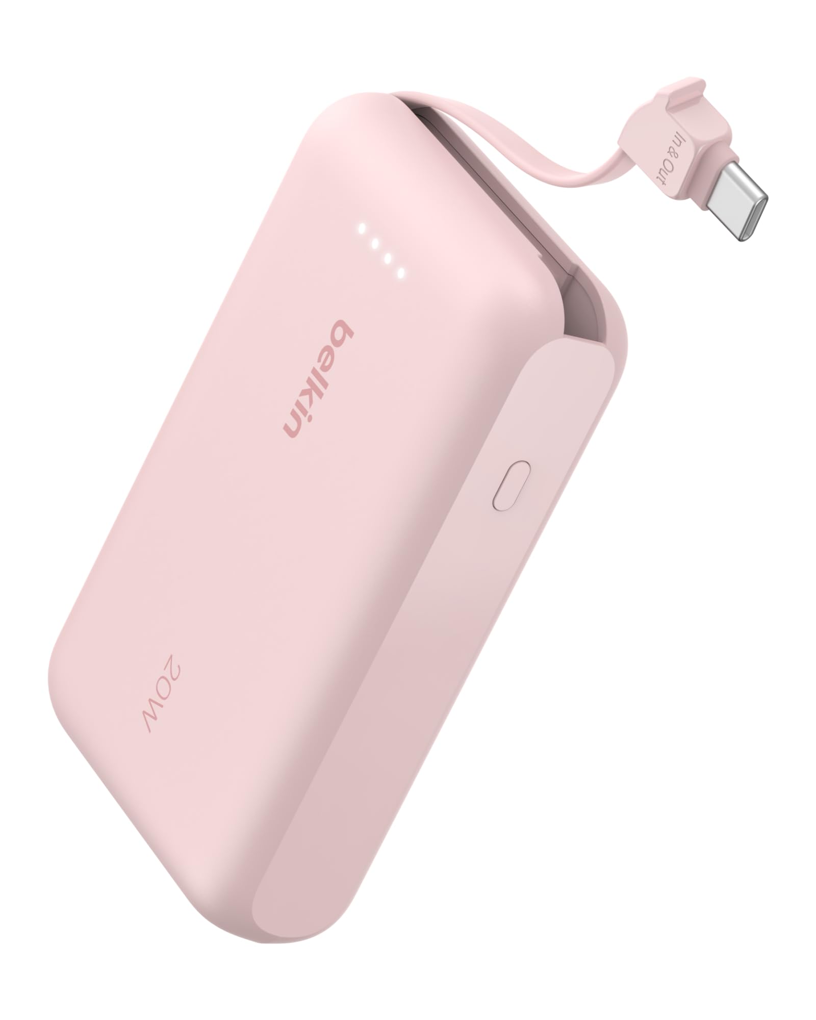 Banco De Potência Belkin 10k Pd 20w Com Cabo Integrado Para Iphone