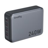 Carregador Smallrig 240w Usb-c Pd3.1 Gan De 4 Portas Para Macbook Pro/air