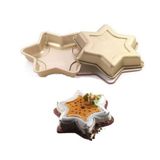 Forma Estrela Natalina Decorativa Natal Silicone Silikomart