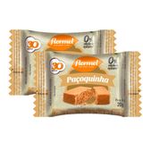 Kit 2 Paçoquinha Flormel Zero Adição De Açúcares 20g