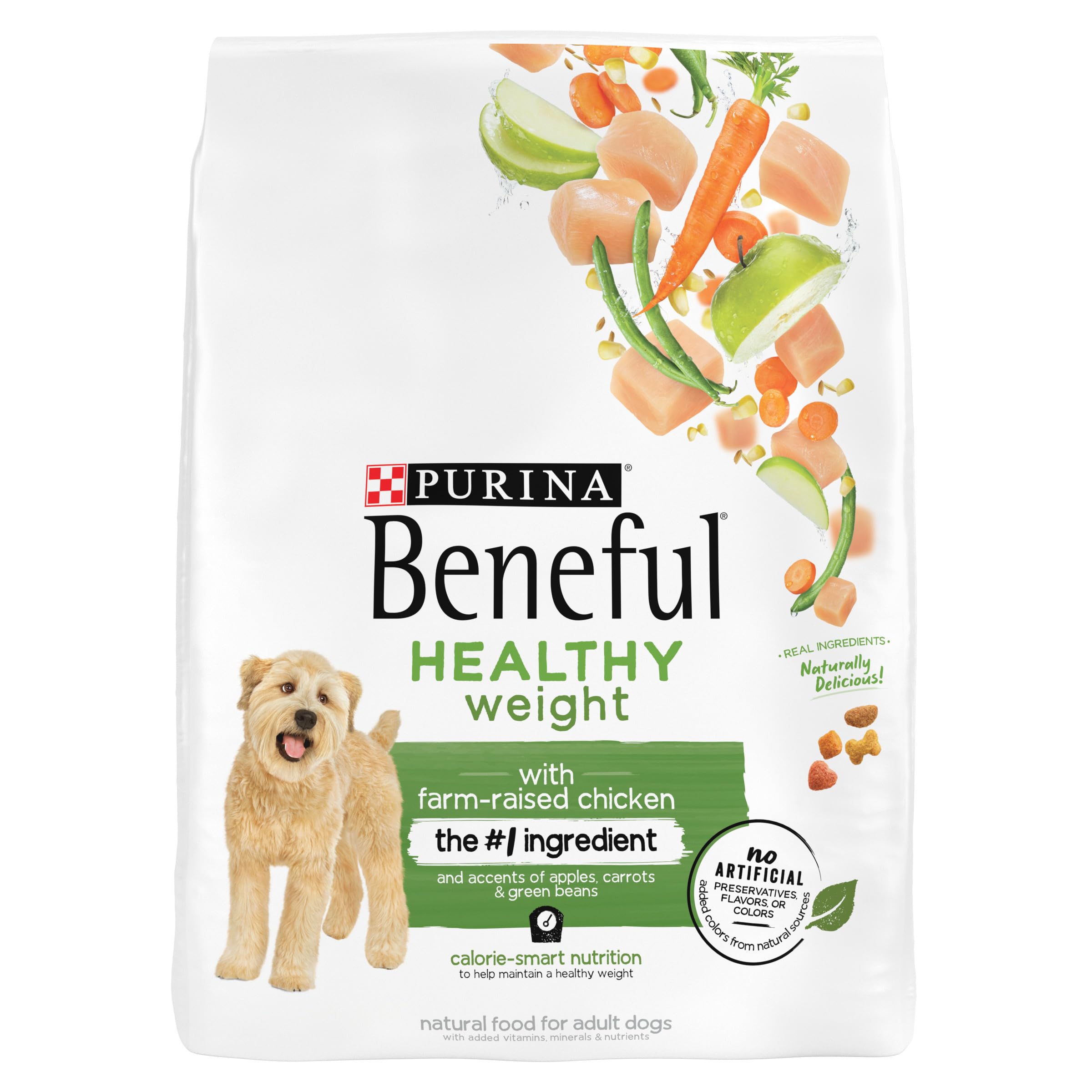 Comida Para Cães Purina Beneful Healthy Weight Com Frango 1,6 Kg X4