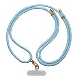 Alça De Telefone Case Tify Rope 6 Mm Sierra Blue Com Suporte Para Cartão