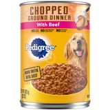 Comida Para Cães Pedigree, Jantar Moído Picado Com Carne Bovina 650 Ml X 12