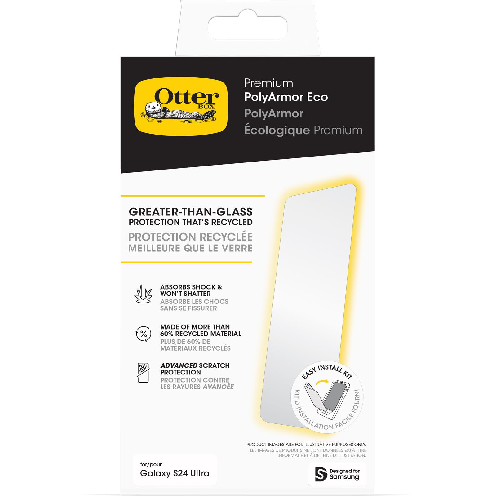 Protetor De Tela Otterbox Samsung Galaxy S24 Ultra Polyarmor