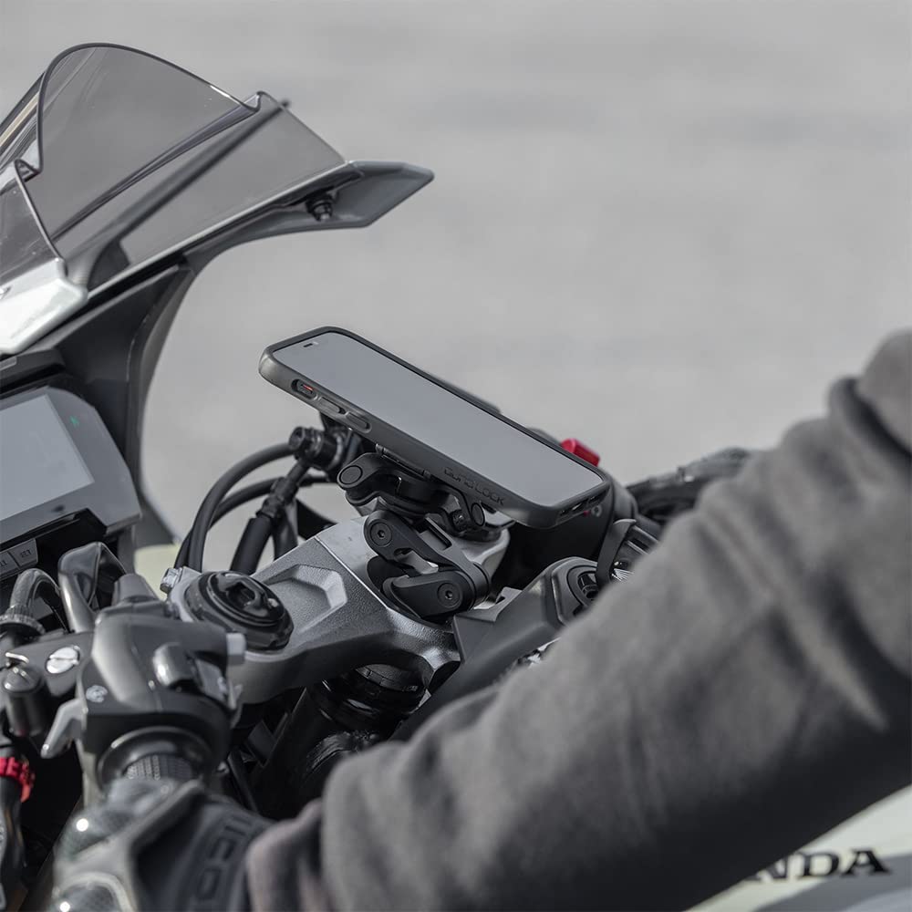 Fork Stem Mount Quad Lock Pro Para Motocicleta Para Iphone E