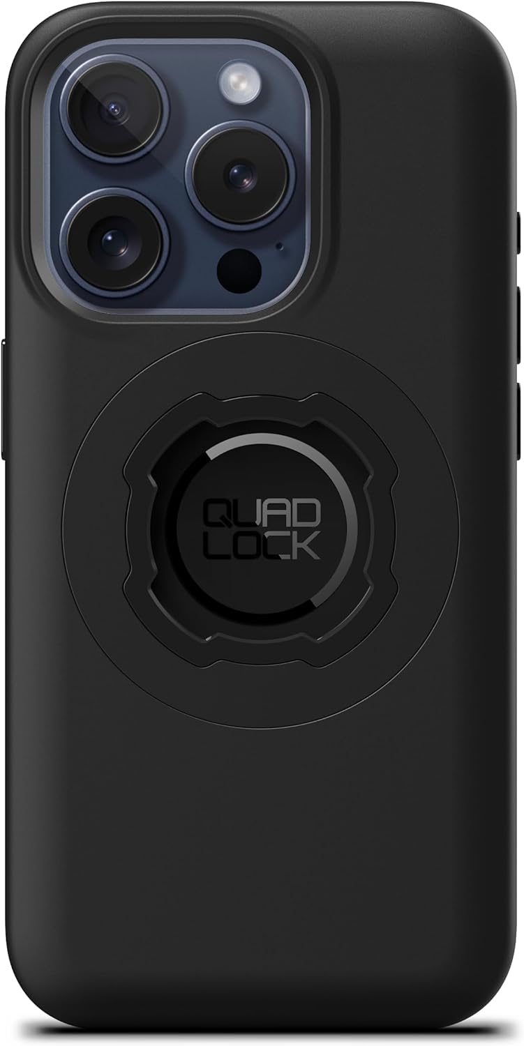 Capa De Telefone Quad Lock Mag Para Iphone 15 Pro Preta