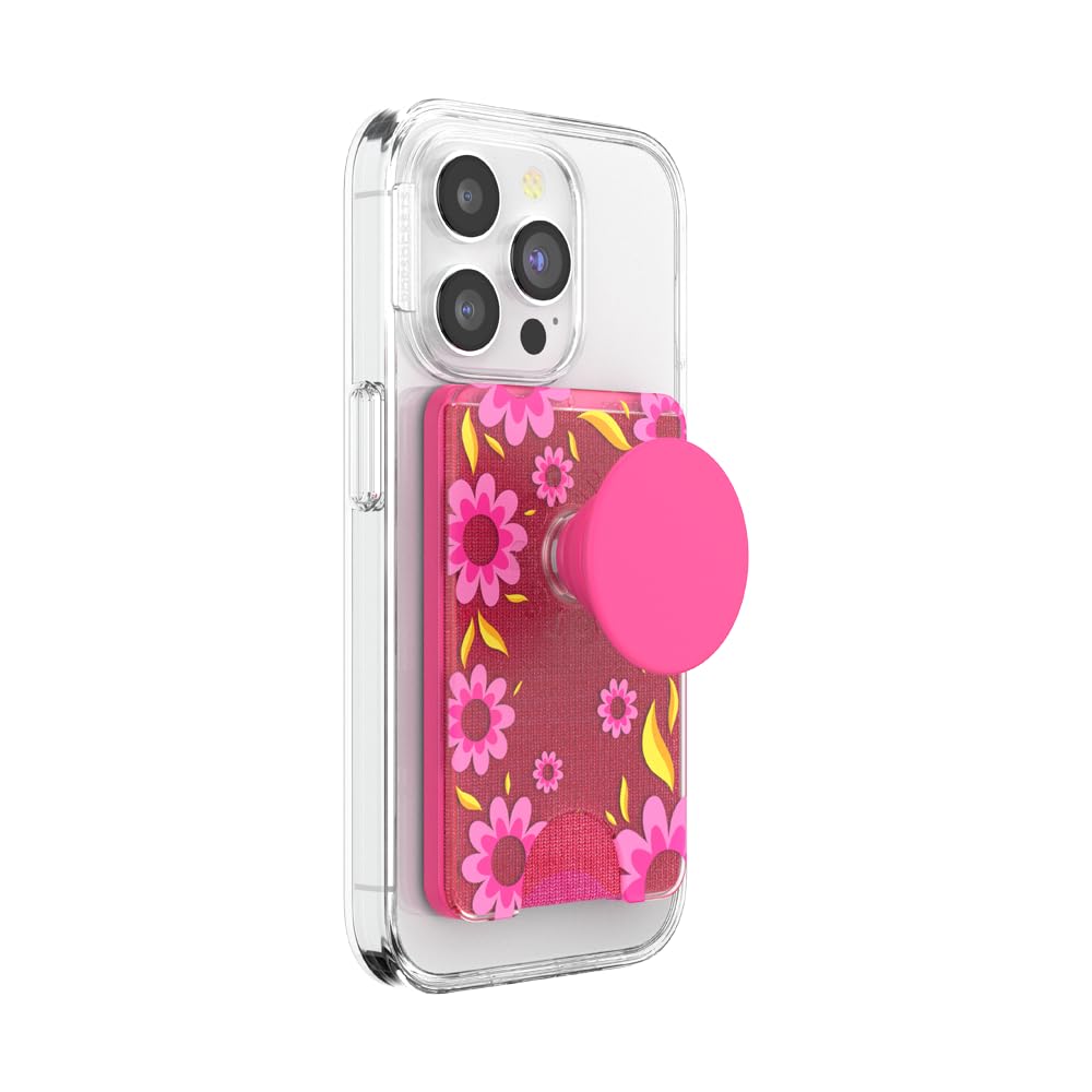 Carteira Telefônica Popsockets Com Alça Expansível Para Magsafe Pink