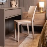 Conjunto 8 Cadeiras Em Polipropileno Hydra Plus Cappuccino