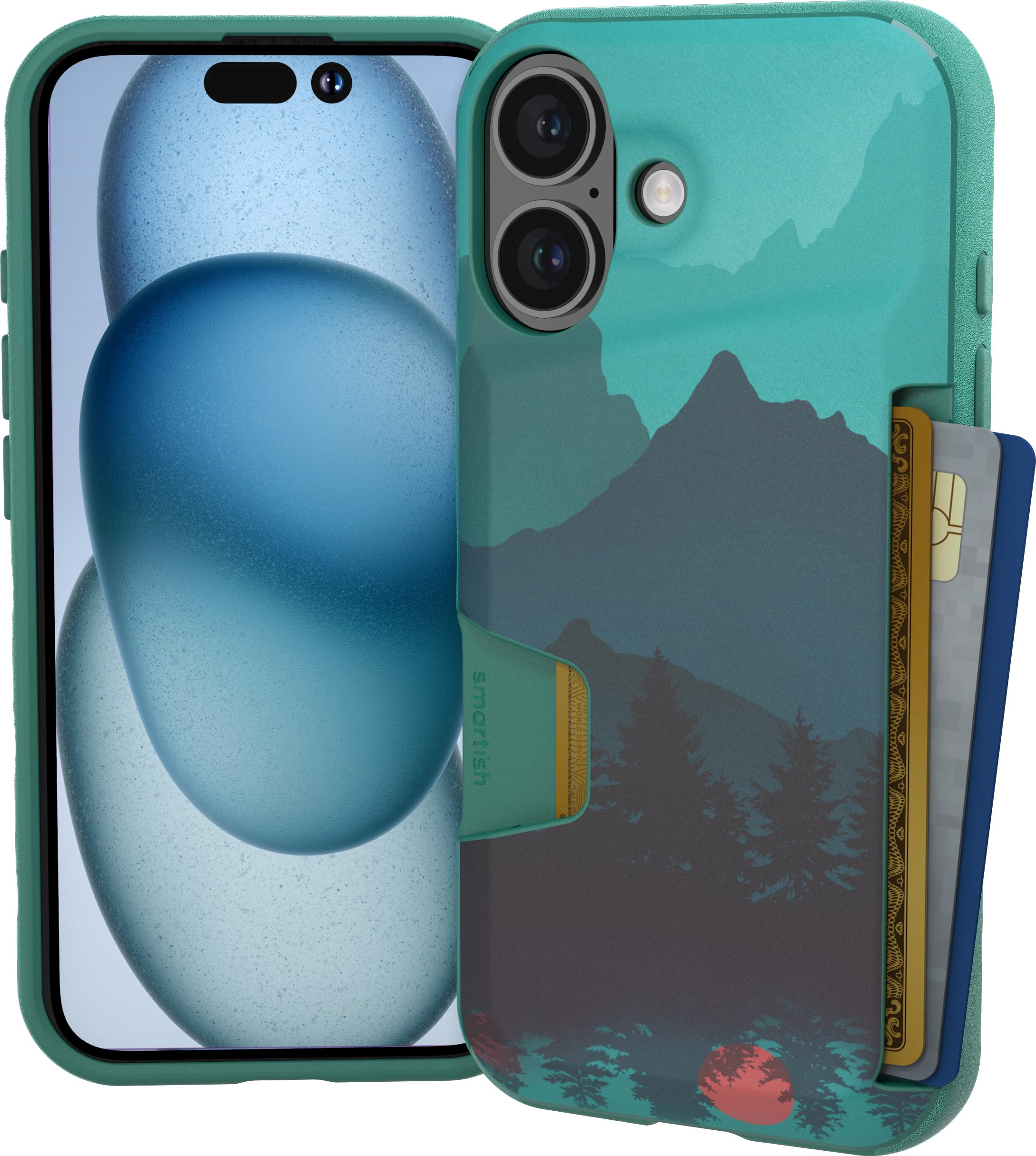 Capa Tipo Carteira Para Celular Smartish Wallet Slayer Vol. 1 Para Iphone 16