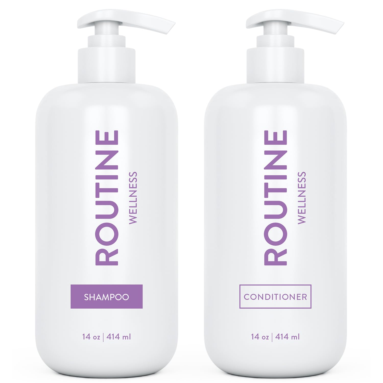 Conjunto De Shampoo E Condicionador Routine Wellness Biotina 400ml