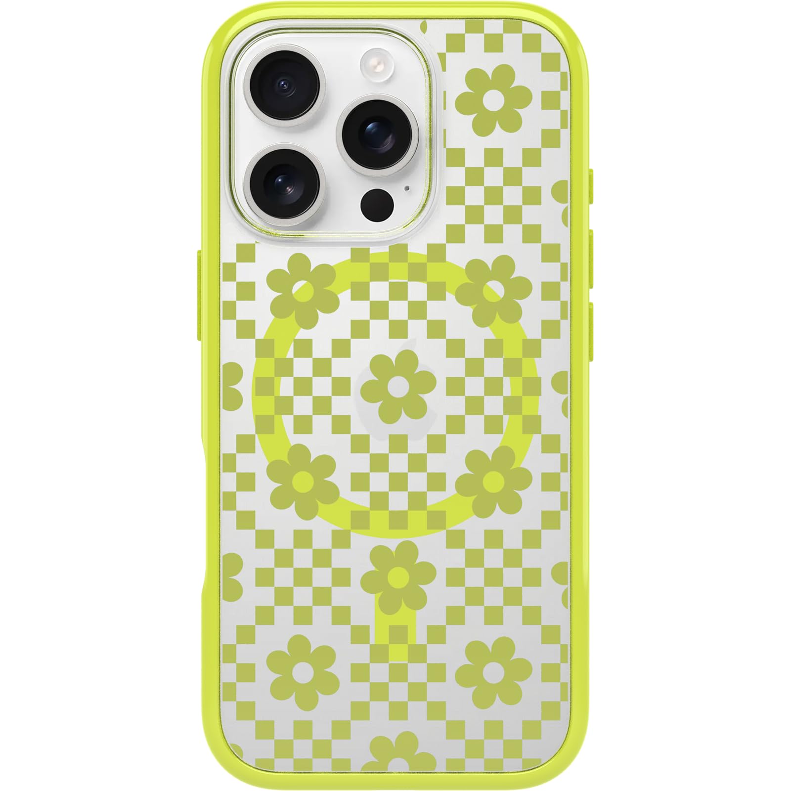 Capa De Celular Otterbox Iphone 16 Pro Symmetry Clear Daisy Dance
