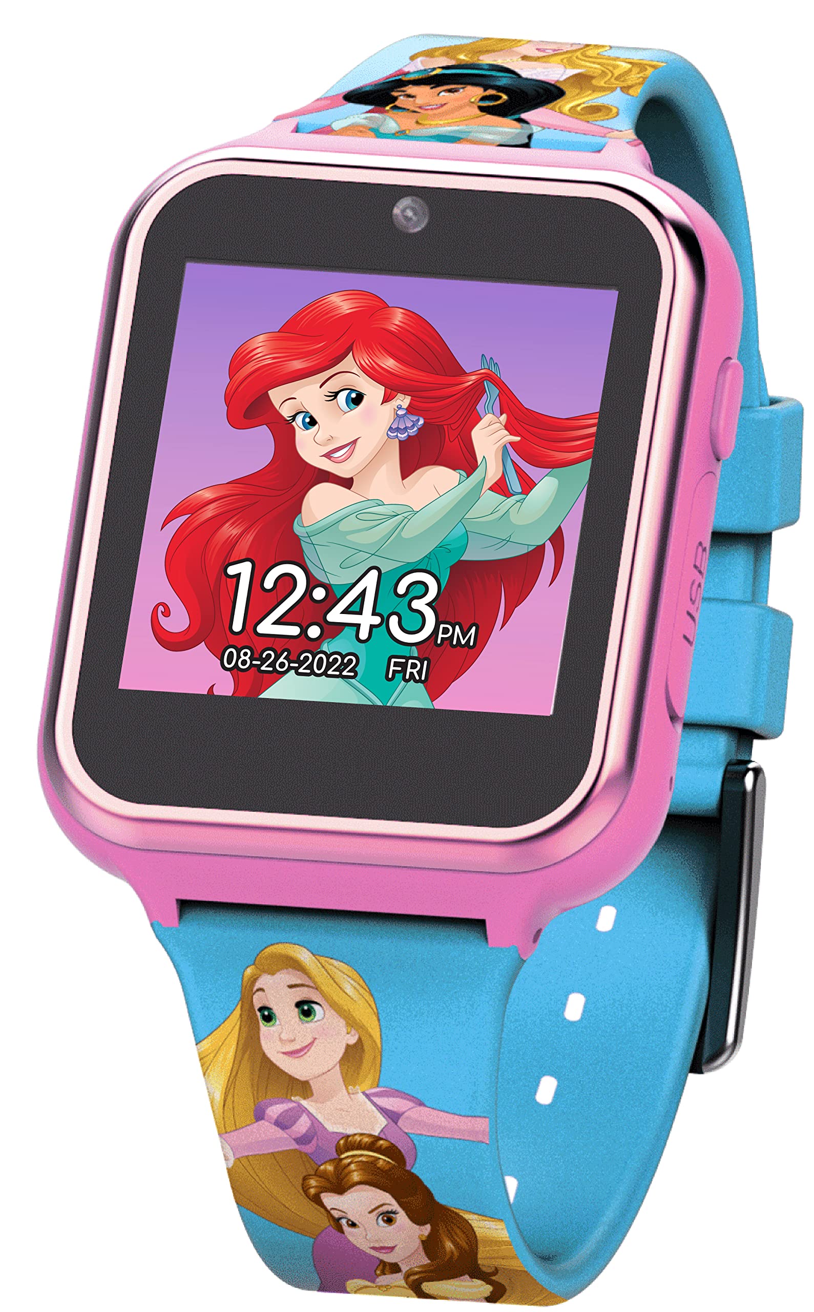 Smartwatch Com Câmera De Selfie Infantil Accutime Disney Princess Pn4258az