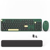 Conjunto De Teclado E Mouse Sem Fio Coveva Colorful Retro