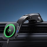 Carregador De Montagem Em Carro Esr Para Qi2 15w Magsafe Iphone 12-16 Preto