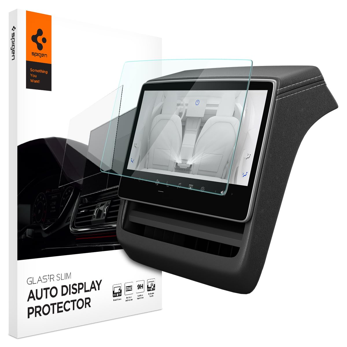 Protetor De Tela Spigen Glastr Slim Para Tesla Model 3 8"