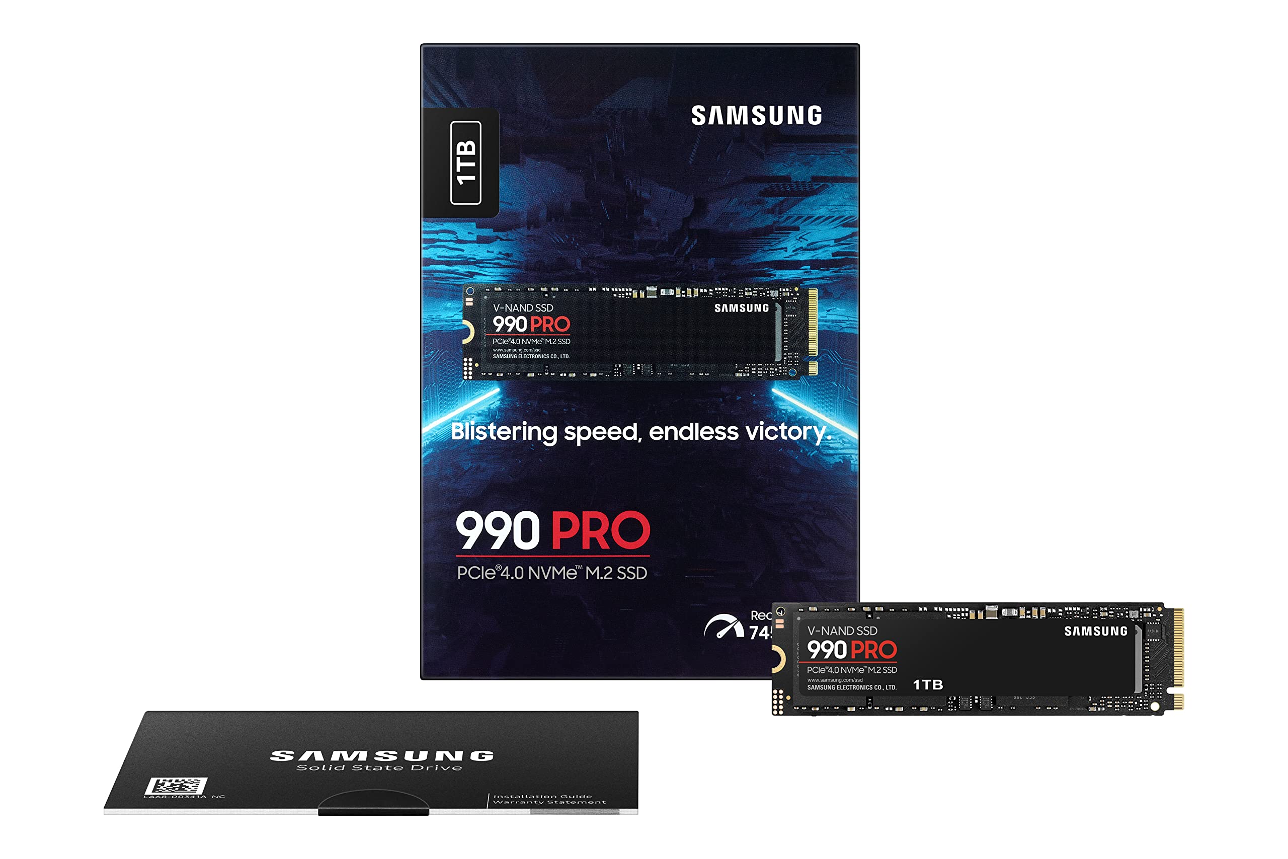 Unidade De Estado Sólido Samsung 990 Pro De 1 Tb Pcie 4.0 Nvme M.2