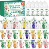 Conjunto De Presente Vespro, Creme Para Mãos E Protetor Labial Com Cartão De Agradecimento, 50 Unidades