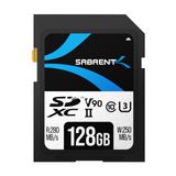 Cartão De Memória Sabrent Rocket V90 128gb Sd Uhs-ii R280mb/s W250mb/s