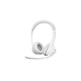 Fone De Ouvido Com Fio Logitech H390 Para Pc/laptop Com Microfone Com Cancelamento De Ruído