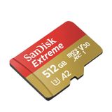 Cartão De Memória Sandisk Extreme Microsdxc 512gb Uhs-i V30 A2