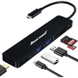 Adaptador Multiporta Usb C Hub Hiearcool Para Macbook Pro/air