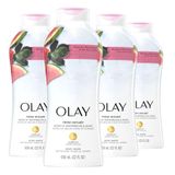 Sabonete Líquido Olay Fresh Outlast Melancia E Agave 650 Ml X4